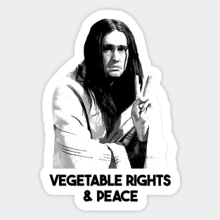 Neil Vegetable Rights & Peace Sticker